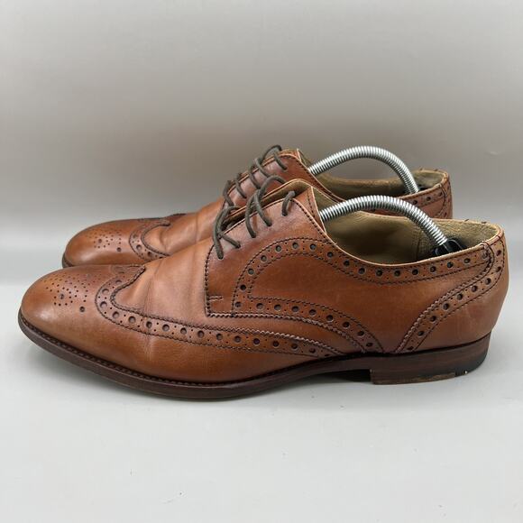 Barker Brogue Wingtip Oxford Men Size 11 US, 10 UK Brown M & S Collection Shoes main image 7